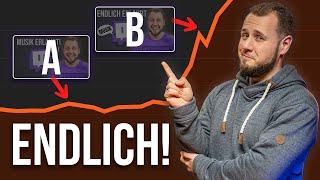 NEU bei YOUTUBE! A/B Tests nun einfach möglich