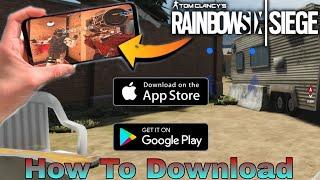 How To Download Rainbow Six Mobile//easy way to update Rainbow Six Mobile