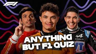 'I'm Gonna Be Much Better At This Than The F1 Stuff!'  | The Anything But F1 Quiz! | Episode One