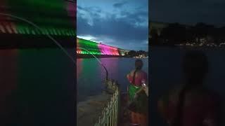 KRS Dam at Evening looking very Colourful- Kaveri River- Brindavan Garden - Mysore #shorts #krsdam