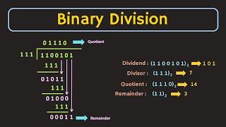 Binary Division Explained (with Examples)