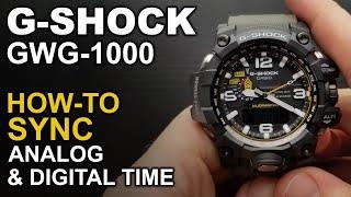 Gshock Mudmaster GWG-1000 - Adjusting watch hands - Module 5463