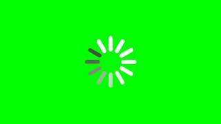 YouTube Buffering Green Screen Effect | Loading green screen | Processing Animation Video