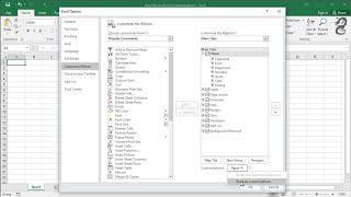 How to Reset the Ribbon to its Default Settings in Excel