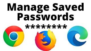 Manage Saved Passwords in Web Browsers