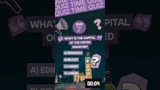 UK Politics Quiz Question 7: What is the capital of the United Kingdom?