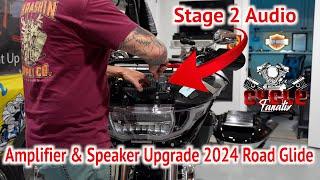 2024 Harley Davidson Road Glide Stage 2 Audio Upgrade #cyclefanatix #harleydavidson