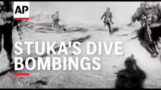 STUKA'S DIVE BOMBING - WORLD WAR II - SOUND