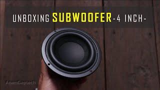 SUBWOOFER 4 Inch / Hi End DIY / 4 ohm 40 watt