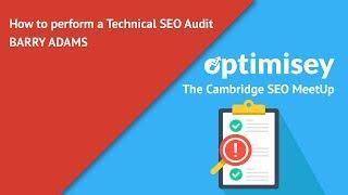 How to do a technical SEO audit | Barry Adams at Optimisey