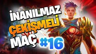 İNANILMAZ ÇEKİŞMELİ MAÇ #16 - GUSION - Mobile Legends