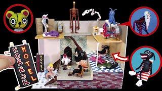 Making All Trevor Henderson Creatures Creepy HOTEL!  Clay Art