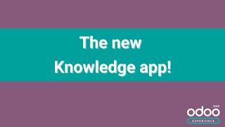 The new Knowledge app!