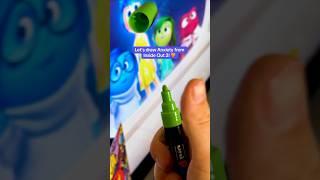 EXPENSIVE Markers vs.1000$ Pencils | drawing Anxiety from Inside Out 2 