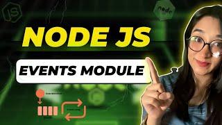 Event Module in Node JS | Event Handling | Node JS Tutorial in Hindi for Beginners