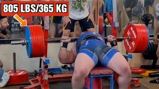 World's Heaviest Bench Press! 805 LBS - Danial Zamani