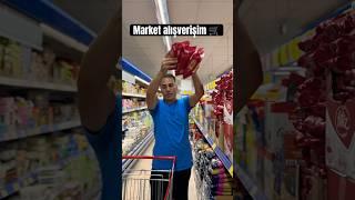 Market alışverişimi yaptım 