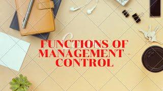 CONTROLLING FUNCTION/Management Principles/How to Set Up Control Function in Organization