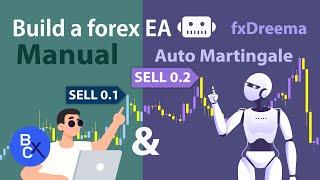 Build a forex EA (No Code) - Forex Manual Trading & Auto Martingale Strategy That Works by fxDreema