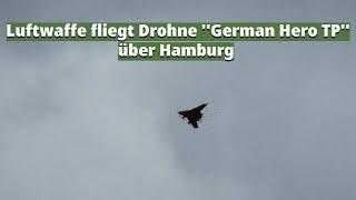 Luftwaffe fliegt Drohne ''German Hero TP'' über Hamburg