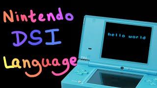 I made a language for the Nintendo DS