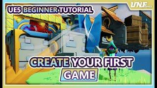 Unreal Engine 5 Beginner Tutorial - Creating your First Game with Blueprints