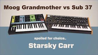 Moog Grandmother vs Sub 37 // review and demo