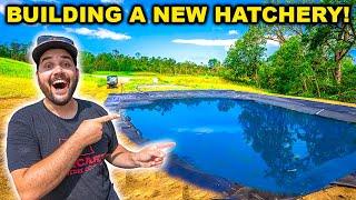 Building a NEW Fish HATCHERY in the BACKYARD!!! (Pond Builds are Complete!)