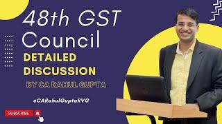 48th GST Council Meeting || Detailed Analysis about Changes Proposed in Meeting on 17th Dec 2022