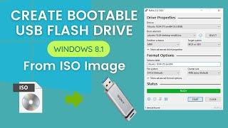 How To CREATE Windows 8.1 Bootable Pen Drive from Image (.ISO) FILES