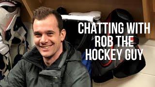 Vancouver Canucks VLOG: chatting with Rob the Hockey Guy (Rob Williams)