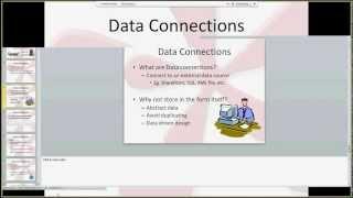 InfoPath 101: Secondary Data Connections and Filters - September 6, 2012 Webinar