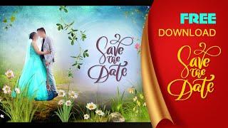 FREE DOWNLOAD Pre-Wedding SAVE THE DATE 8x12 PSD Album 2022 | PASSWORD is in VIDEO