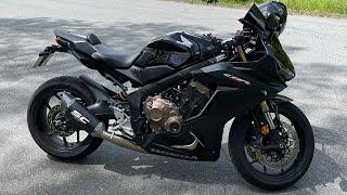 SC Project SC1-R (EUR5) full exhaust system | Honda CBR650R (2021)