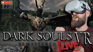 DARK SOULS VR PLAYTHROUGH (New VR mod) // Part One // Quest 2 Airlink