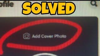 How to fix Facebook cover photo not uploading problem Solved 2023