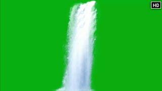 Waterfall Green Screen Effect HD Footage | Chroma key effect | Crazy Editor