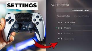 DualSense Edge - How to Adjust Settings & Setup Profiles..