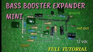 How to make bass BOOSTER 1 transistor