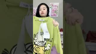 Try on haul new transparent T shirt with 12