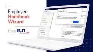 New Employee Handbook in RUN Powered by ADP®