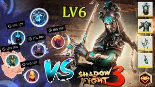 Shadow Fight 3: New King of Serpents Set Vs All Raid Boss
