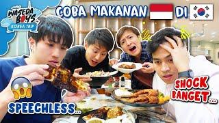 REAKSI WASEDABOYS COBA MAKANAN INDONESIA DI ITAEWON KOREA, SPEECHLESS... | KOREA TRIP #7