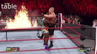 YT#20 How to put a table on fire on WWE 2K22!!!