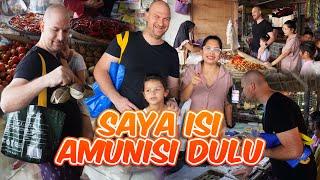 " SAYA BELI BANYAK SEKALI..!! " | Bapak bule belanja ke pasar di kampung istri :) | #dailyvlog