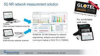 World’s first 5G NR network measurement solution