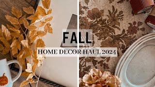 FALL HOME DECOR HAUL 2024 || AESTHETIC ||