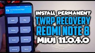 Cara Install TWRP/Custom Recovery Permanent di Redmi Note 8 (GINKGO) - ANTI BOOTLOOP