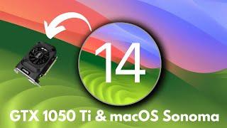 Install macOS Sonoma on PC with Nvidia Graphics   GTX 1050 Ti Pascal