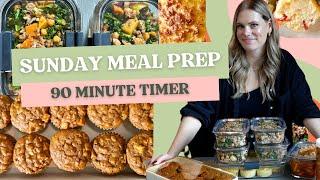 90-MINUTE TIMER Meal Prep | Easy gluten-free fall recipes!